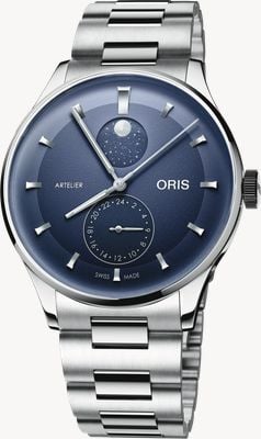 ORIS Artelier Complication Automatic (39.50mm) Midnight Blue Dial / Stainless Steel Bracelet 01 782 7811 4055-07 8 20 20