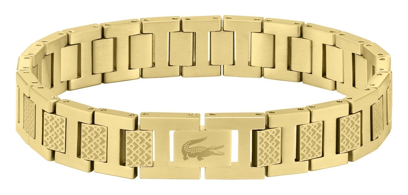 Lacoste 2040120 METROPOLE Gold Tone Stainless Steel Bracelet Jewellery