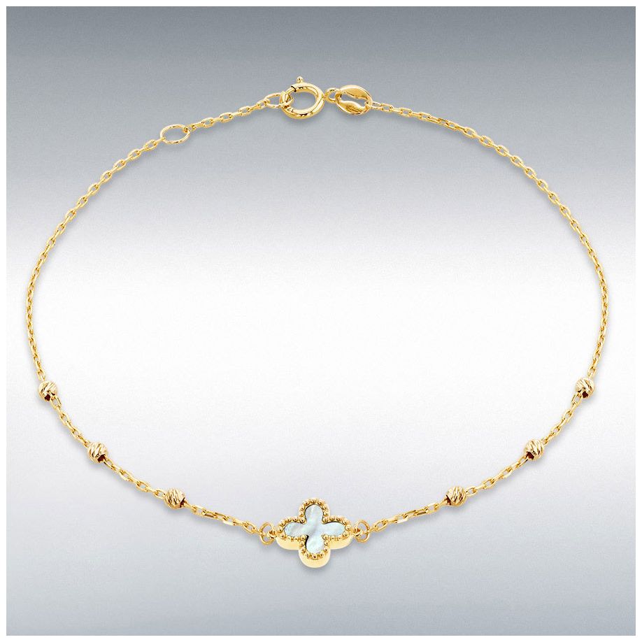 James Moore 1.29.2232 9ct Yellow Gold 8.5mm Mother of Pearl Jewellery