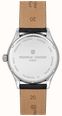 Frederique Constant Classics Quartz Date (40mm) Cream Clous de Paris Guilloché / Black Leather Strap FC-220CR5B6 - alternate view 3
