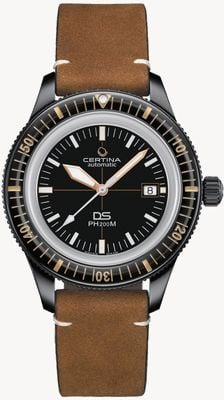Certina DS PH200M | Automatic | Ceramic Bezel | Brown Leather C0364073605000