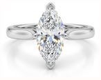 1.01ct Marquise Cut Diamond Solitaire Ring in Platinum ENG33735