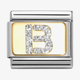 Nomination Classic Letter B Glitter Charm 030291/02
