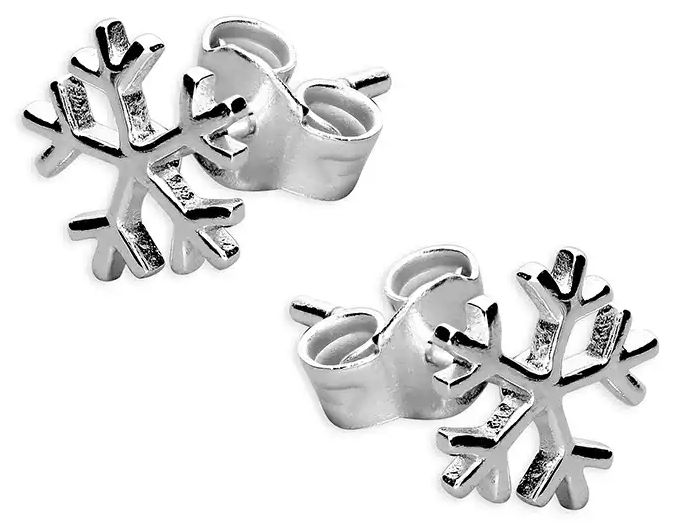 CME Leicester Limited H2813 Sterling Silver Small Snowflake Jewellery