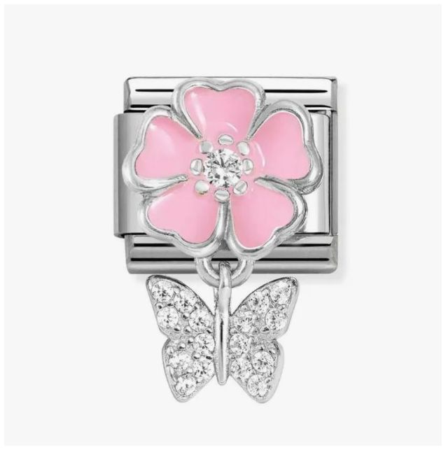 Nomination 331814/02 Classic Butterfly Pink Peach Blossom Jewellery