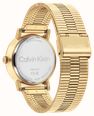 Calvin Klein CK Real Quartz (40mm) Gold Dial / Gold PVD Stainless Steel Bracelet 25200599 - alternate view 3