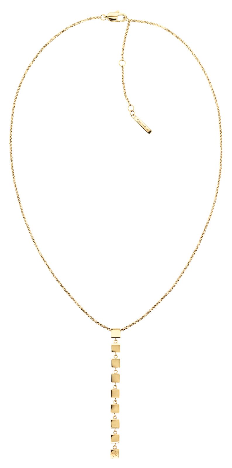 Calvin Klein 35000840 Geometric Pendant Necklace - Gold Jewellery