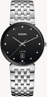 RADO Florence 38mm  | Black Dial | Diamond Set | Stainless Steel Bracelet R48912733