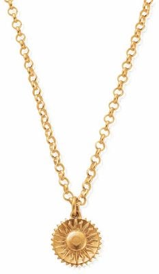 ChloBo Belcher Chain Sun Gold-Plated Necklace CC-G-NE-23-S1