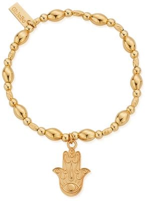 ChloBo TREASURES OF BALI Guardian's Gaze Bracelet - 18ct Gold Plated GBBCOB3507