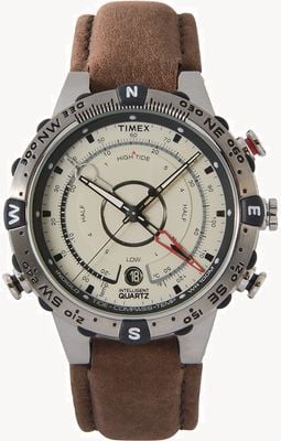 Timex IQ Tide Temp Compass Brown T2N721