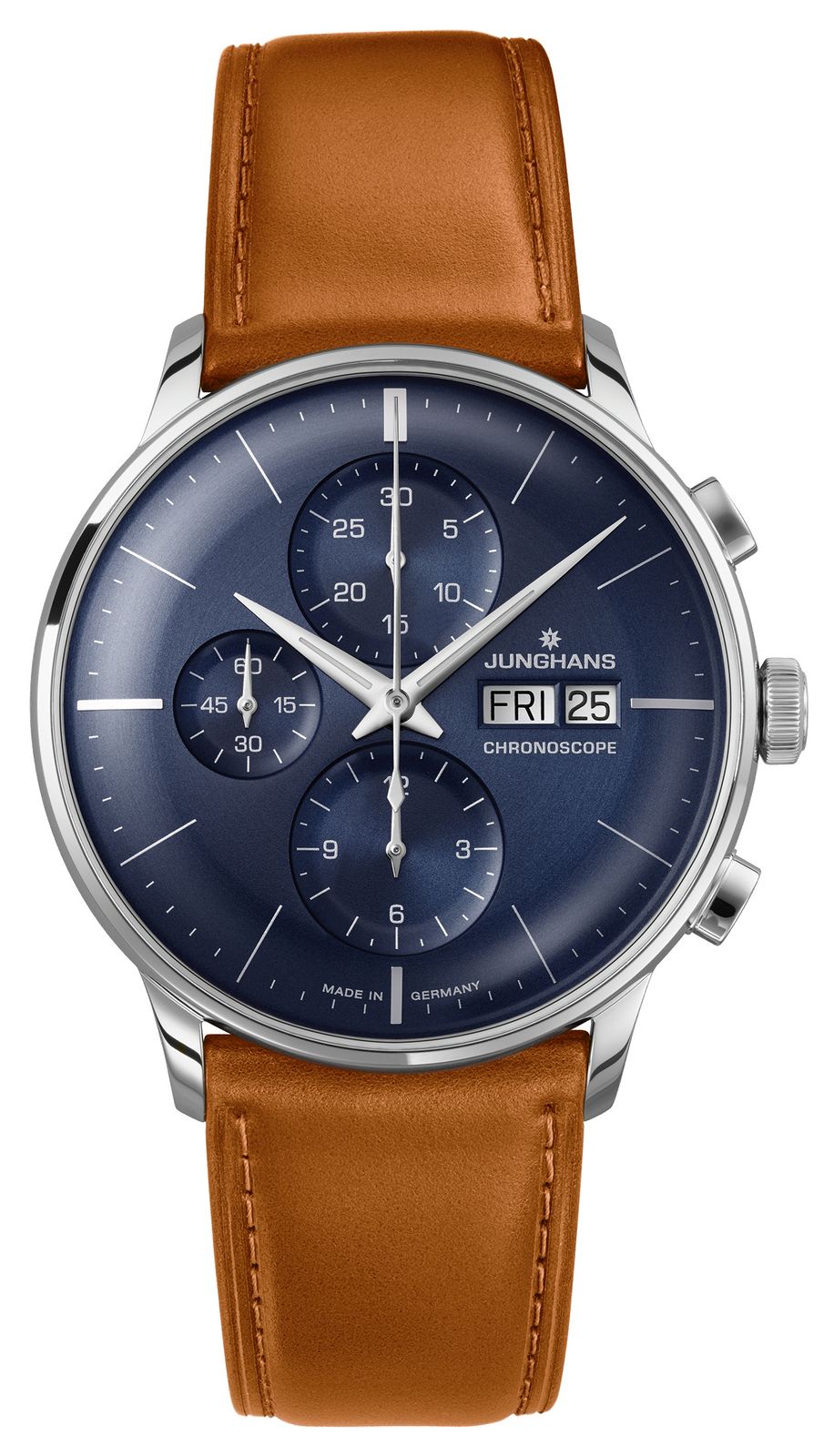 Junghans 27/4526.03 Meister Chronoscope English Day Sapphire Watch