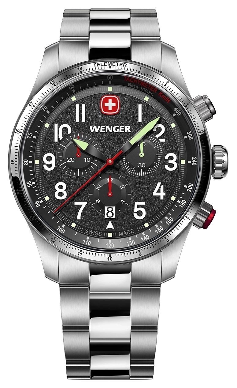 Wenger 01.0543.111 Terragraph Quartz Chronograph (43mm) Watch