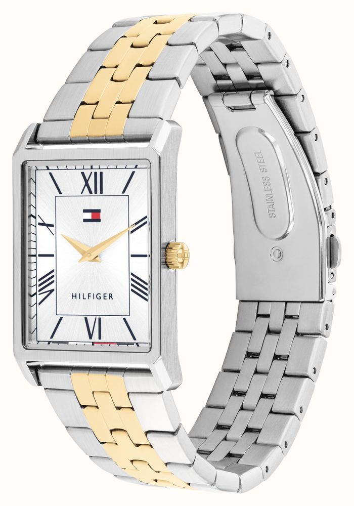 Tommy Hilfiger Ben Quartz (25.5mm) Silver Dial / Two-Tone Stainless Steel Bracelet 1710774 - alternate view 3
