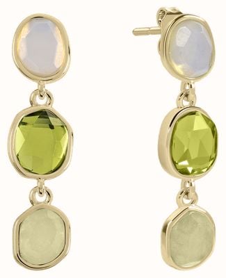 Radley Jewellery Tulip Street Gold Plated Crystal Set Drop Stud Earrings RYJ1376S