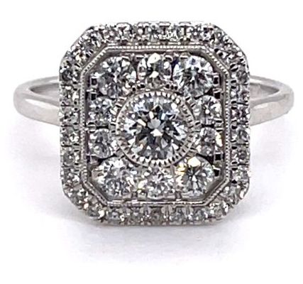 James Moore & Co SL8858(WG) 18ct White Gold 1.06ct Total Jewellery