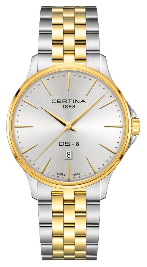 Certina C0454102203100 DS-8 Gent Quartz (40mm) Silver Dial Watch