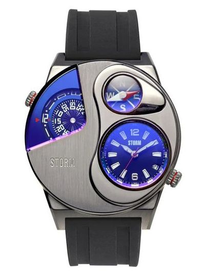 STORM 47541/B Navitrek Lazer Blue (45mm) Slate and Blue Dial Watch