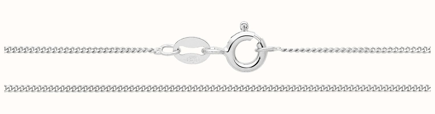 James Moore TH Silver Fine Curb Chain 20" G1039/20