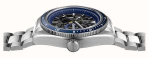 Ingersoll THE BUCK Automatic (43mm) Blue Skeleton Dial / Stainless Steel Bracelet I18002 - alternate view 3