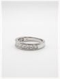 James Moore & Co 1.50ct Natural Diamond Princess Cut 18k White Gold Half Eternity Ring JM5451 - alternate view 2