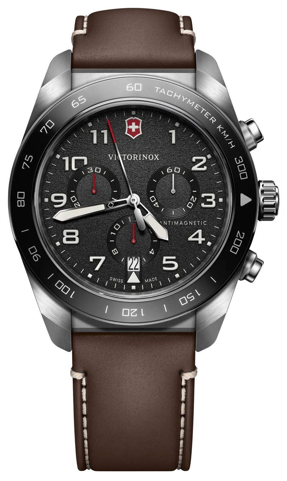 Victorinox 242046 Swiss Army Quartz Chronograph (42mm) Black Watch