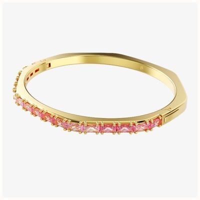 Swarovski Ladies Pink Baguette Matrix Bangle 5705791