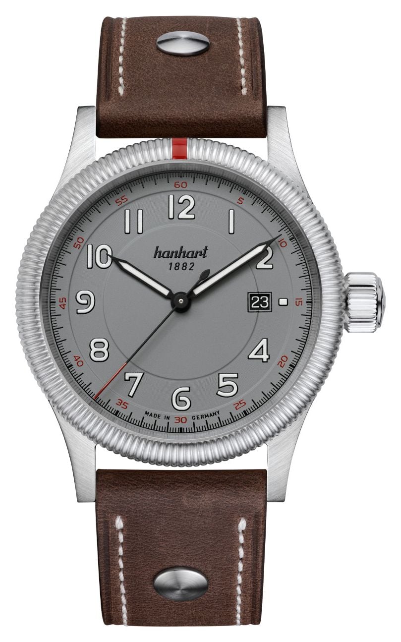 Hanhart 762.240-0110 PIONEER One Automatic (42mm) Grey Dial Watch