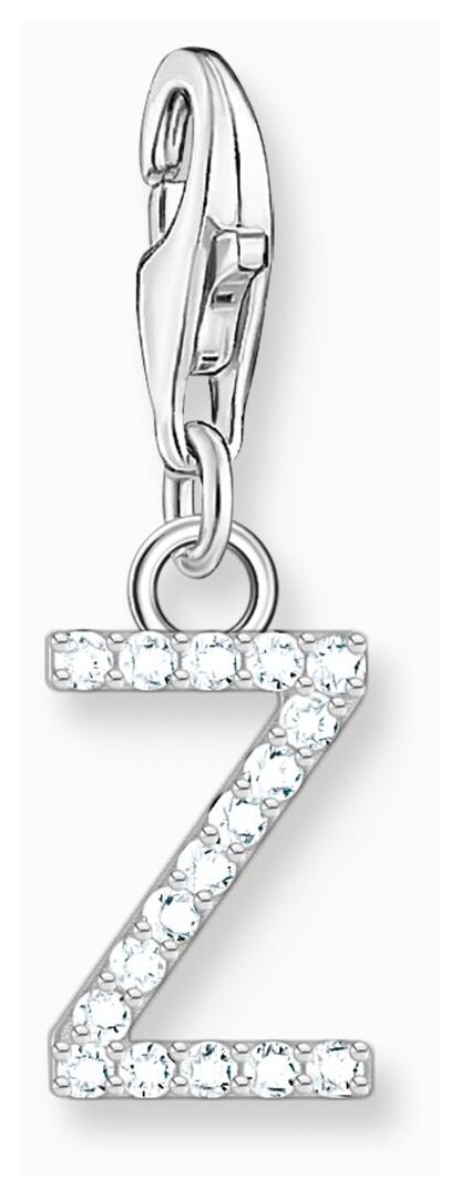 Thomas Sabo 1963-051-14 Charm Pendant Letter Z With White Jewellery