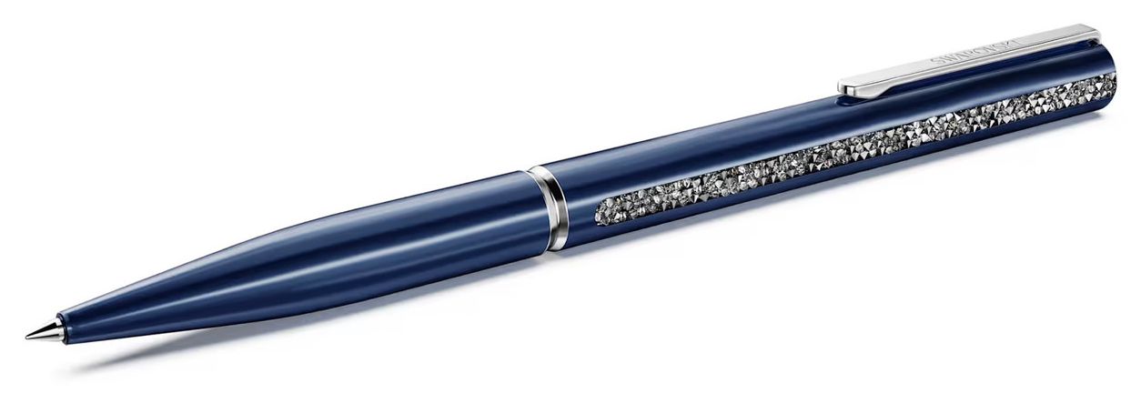 Swarovski 5707709 Shimmer Ballpoint Pen Blue Lacquered Jewellery