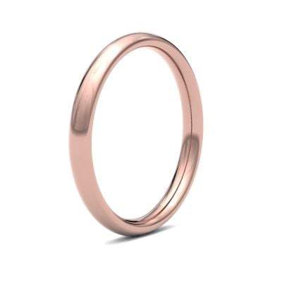 James Moore Wedding Ring  | 2.5mm | Heavy | Size Traditional Court | AG_2.5LHC-9R AG_2.5LHC-9R