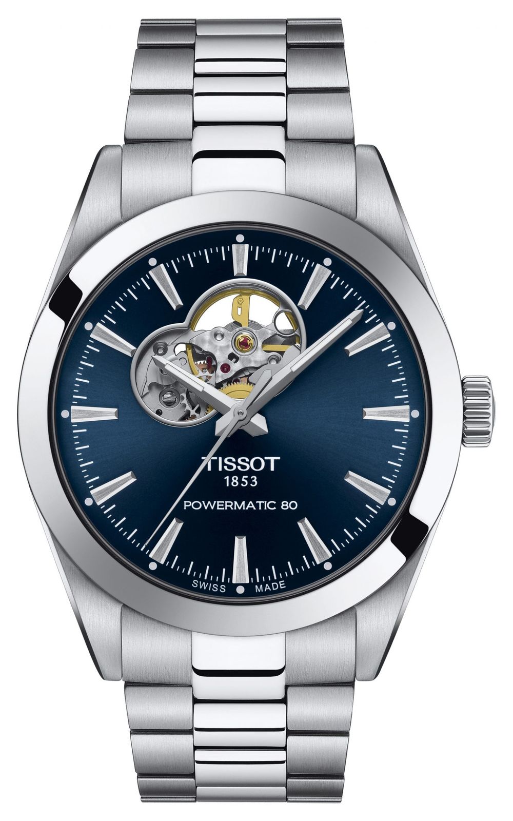 Tissot T1274071104101 Gentleman | Powermatic 80 | Blue Dial Watch