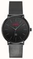 HUGO STYLE / 40mm / Black Dial / Black Stainless Steel Mesh Bracelet 1530474