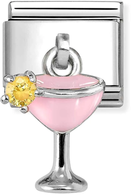 Nomination Classic Cocktail Cubic Zirconia Enamel Charm 331815/18
