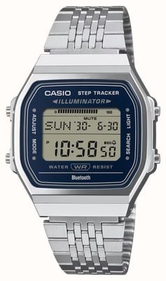 Casio Classic Digital Bluetooth Illuminator (37.9mm) Blue Dial / Stainless Steel Bracelet ABL-100WE-2AEF