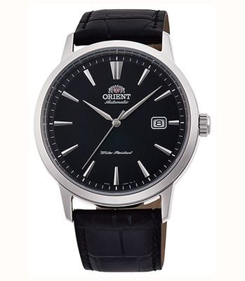 Orient Mechanical Contemporary (41.6mm) Black Dial / Black Leather Strap RA-AC0F05B30B