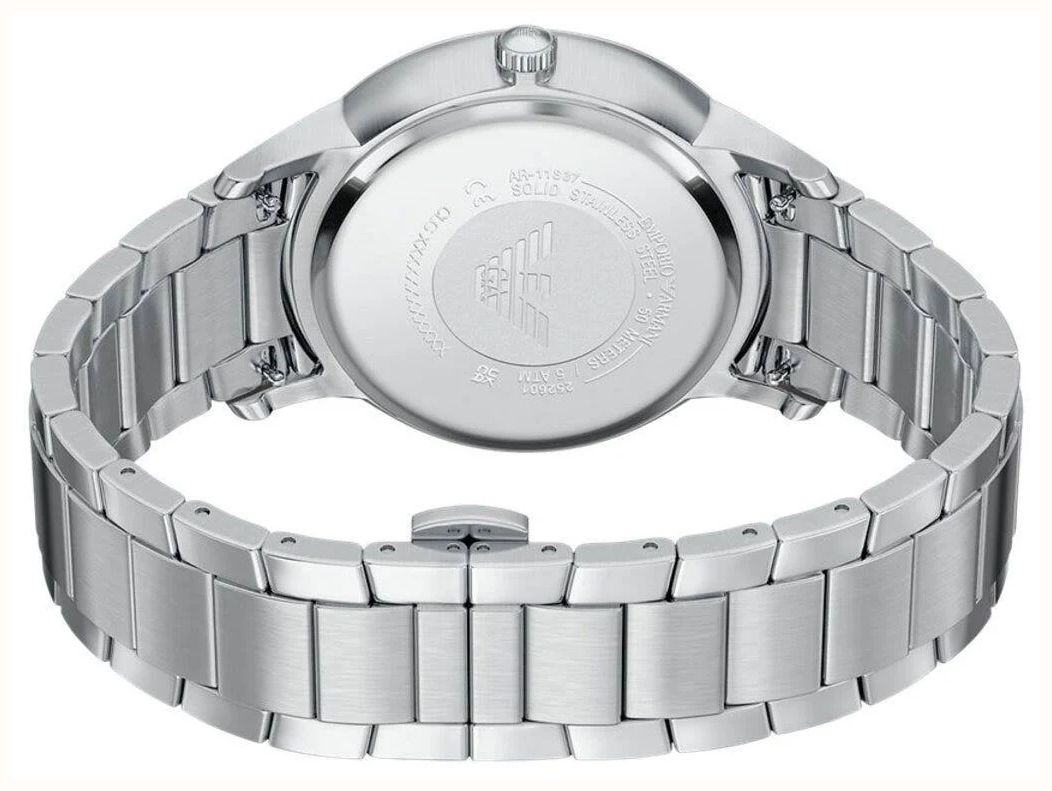 Emporio Armani Men's Stainless Steel Navy Blue Dial & Stainless Steel Bracelet AR11837 - alternate view 5