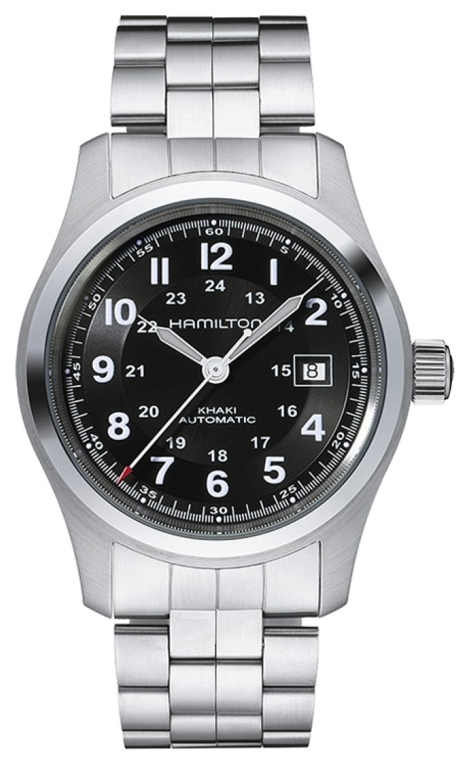 Hamilton H70515137 Khaki Field Automatic (42mm) Black Dial Watch