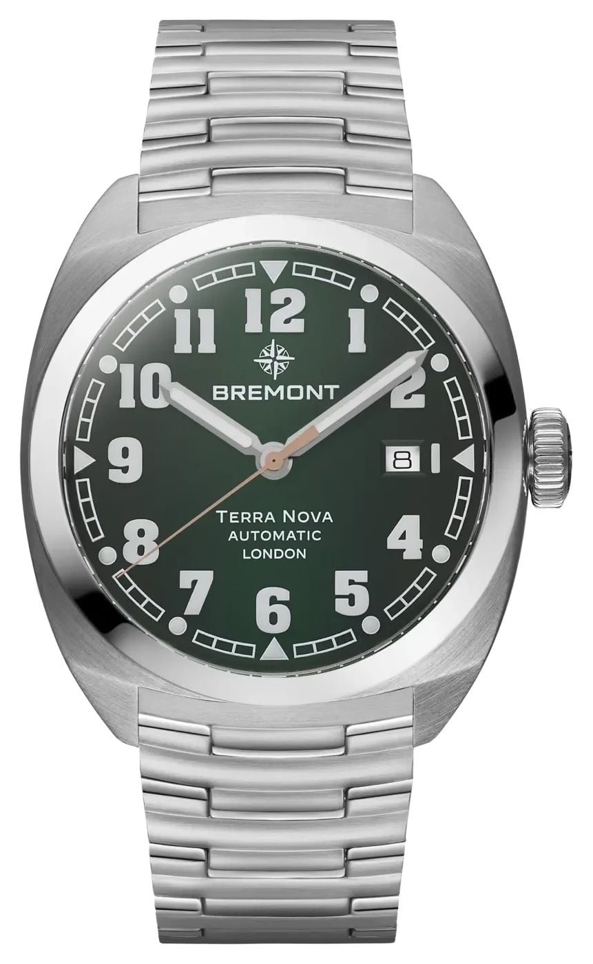 Bremont TN40-DT-SS-GN-B Terra Nova Date Automatic (40.5mm) Watch