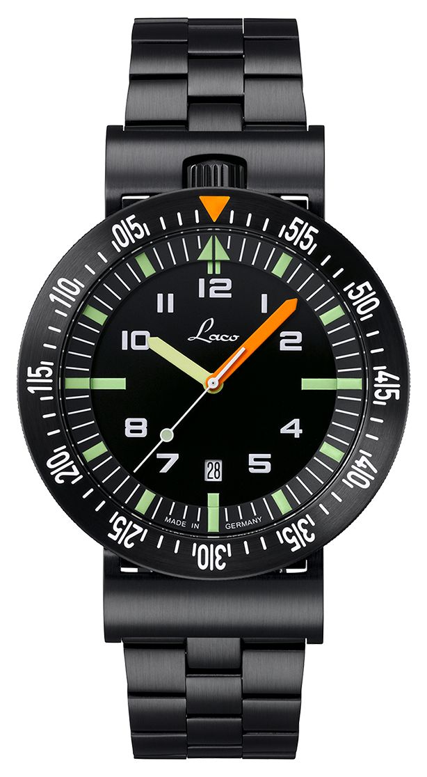 Laco 861632.3.MB Atacama.3 Automatic (46mm) Matte Black Dial Watch