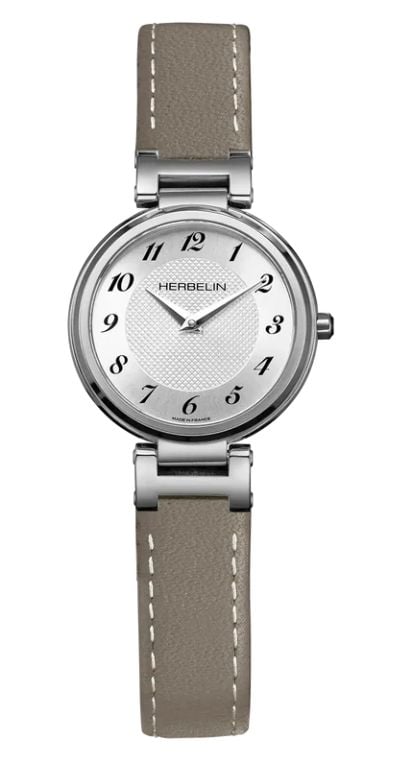 Herbelin 17512AP28TA Lady H Quartz (26mm) Silver 'Clous de Watch
