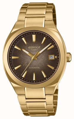 Casio Edifice Automatic (38mm) Grey Gradated Dial / Gold PVD Stainless Steel Bracelet EFK-200DG-5AER