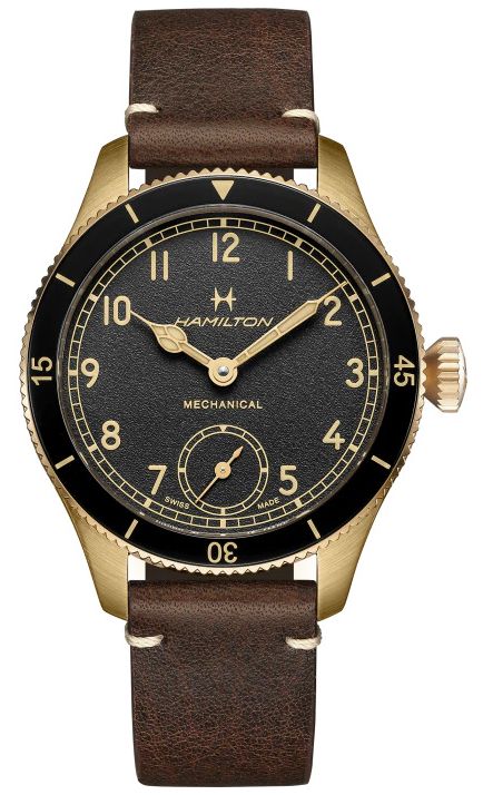 Hamilton H76709530 Khaki Aviation Pilot Pioneer Bronze Watch