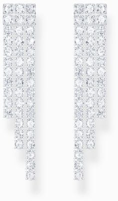 Thomas Sabo Waterfall Cubic Zirconia Stud Earrings Sterling Silver H2309-051-14