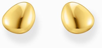 Thomas Sabo Small Organic Shape Gold-Plated Sterling Silver Stud Earrings H2307-413-39
