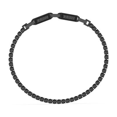 Guess JUMB03237JWBKBKT/U Men's Black-Tone Stainless Steel Jewellery