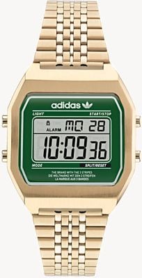 Adidas DIGITAL TWO | Green Dial | Gold PVD Plated Steel AOST22071