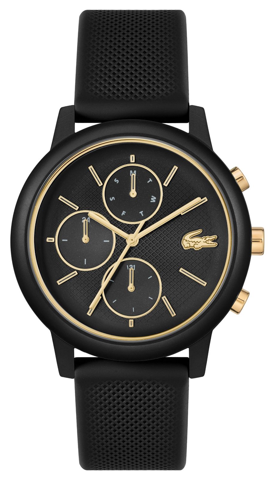 Lacoste 2011469 12.12 Move (42mm) Black Dial / Black Watch