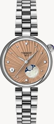 Tissot Desir Moonphase Quartz (29.6mm) Beige Dial / Stainless Steel Bracelet T1522231154600