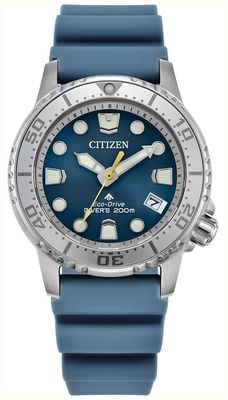 Citizen Eco-Drive Promaster Diver (37mm) Deep Blue Dial / Blue Rubber Strap EO2027-09L